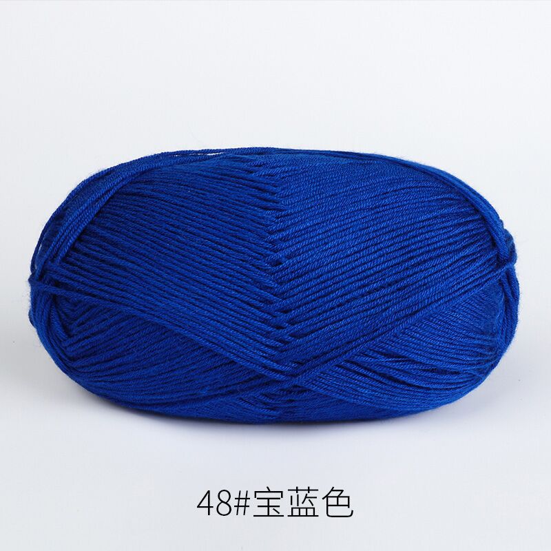 48 로얄 블루*32S*라이트 러쉬*6*코튼 클리어