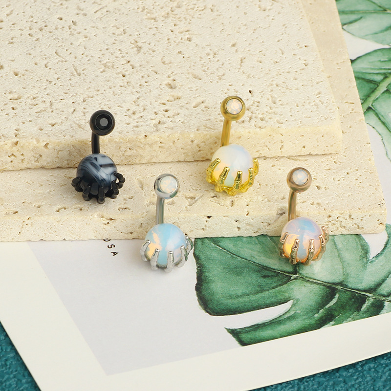 Labret piercing jewelry detail image