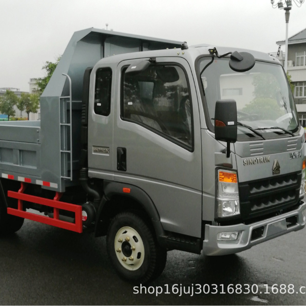 出口版重汽豪沃豪曼王牌8-10吨轻卡自卸车18953179839