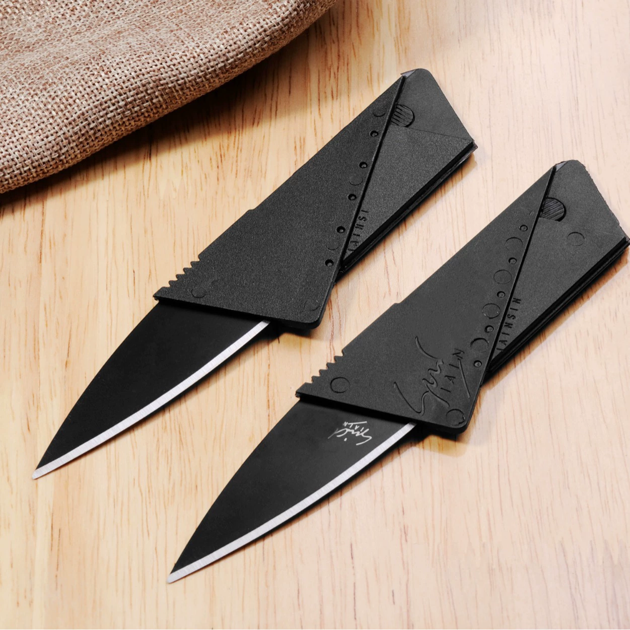 Кредитная карта складной нож мини визитная карточка сабля швейцарский фруктовый нож одежда кожаные подарки с печатным логотипом