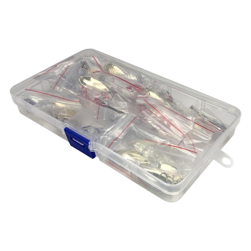 35 piezas Luya cebo lentejuelas traje de agua dulce agua de mar universal falso cebo rebordear bajo negro pescado especial matar traje de placa de hierro