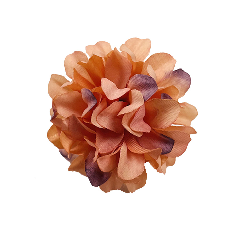 Simulación multicapa hortenida crisantemo cabeza DIY hecha a mano tocado material flor artificial decoración de la sala de bodas diseño de fondo de pared