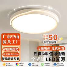 全光谱护眼LED主卧室吸顶灯饰创意书房间客厅灯亚马逊工厂直销