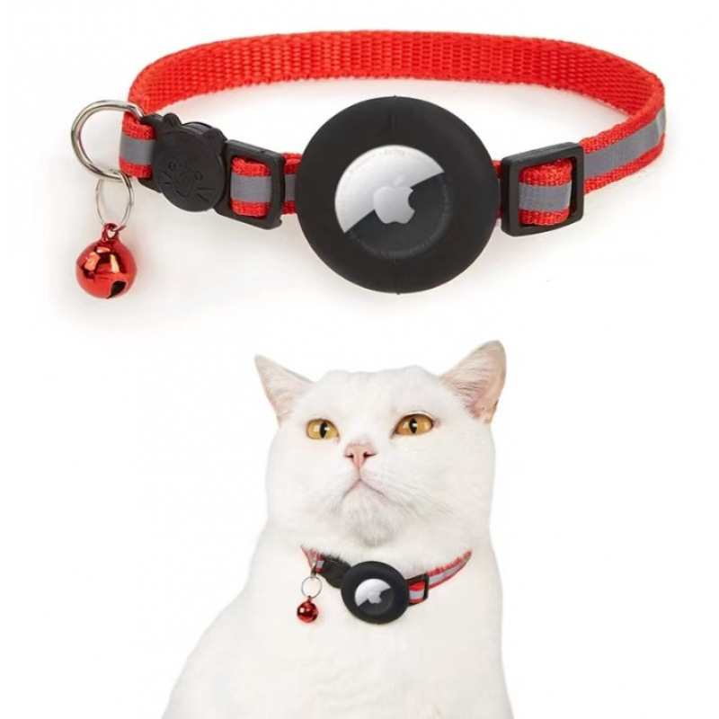Spot 24h cabello collar de gato anti-pérdida transfronterizo para Apple airtag tracker gato collar joyería silicona