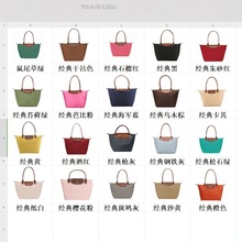 法国龙包70周年刺绣经典大容量通勤手提托特尼龙斜挎折叠百搭女包