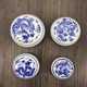 Traditional Chinese Painting and Calligraphy Special Inkpad Seal Seal Carving Inkpad Jingdezhen Blue and White Porcelain Inkpad Ceramic Boxed Cinnabar Inkpad