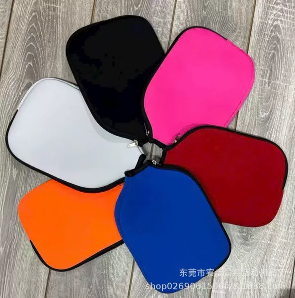 In-Stock Diving Material Pickleball Cover, Table Tennis Protective Cover, Racket Zipper Bag, Lightweight Beach Tennis Storage Bag