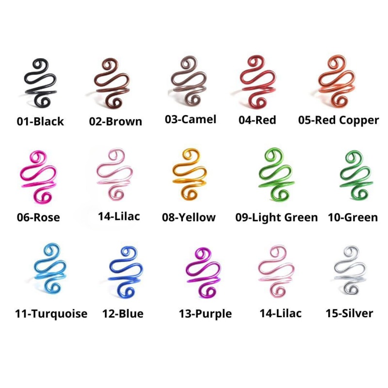 Amazon estilo caliente crochet para dedos venta caliente unisex anillo para dedos retorcido herramienta de tejido en forma de serpiente ganchillo hecho a mano