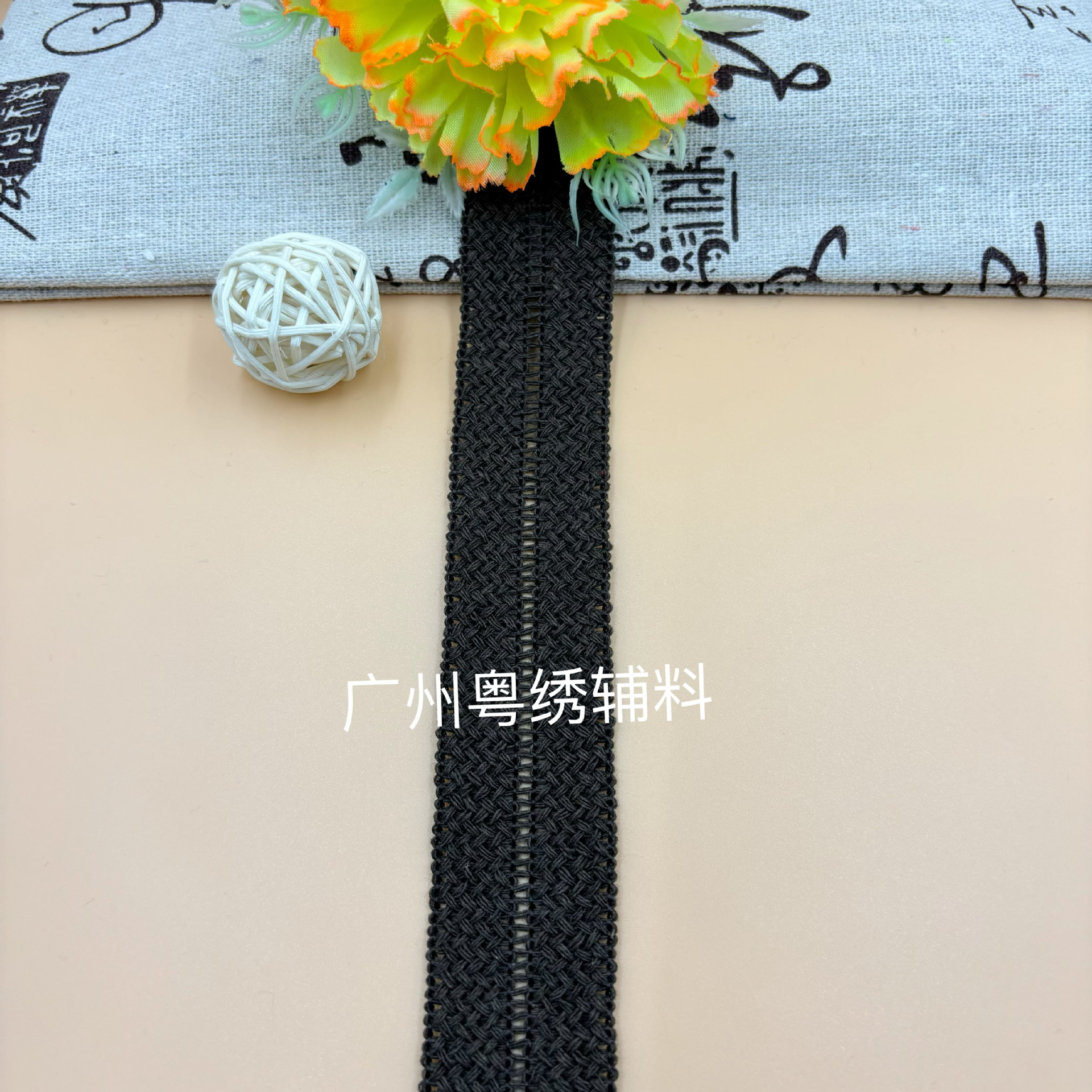 3cm 깊은 커피 면화 테두리
