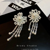 Advanced summer earrings from pearl, bright catchy style, 2021 collection, light luxury style, high-quality style, internet celebrity