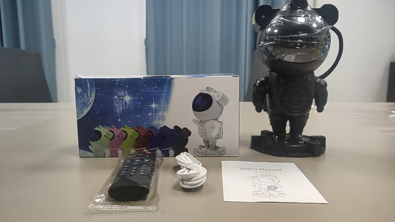 Amazon クロスボーダー Bluetooth 宇宙飛行士星雲ランプ夢のような星空ランプ寝室の睡眠雰囲気宇宙飛行士ナイトライト|undefined