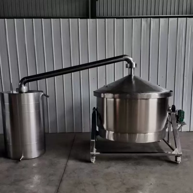 酿酒设备小型蒸馏自动酿酒机不焦锅蒸酒烧白酒露304不锈钢蒸酒锅