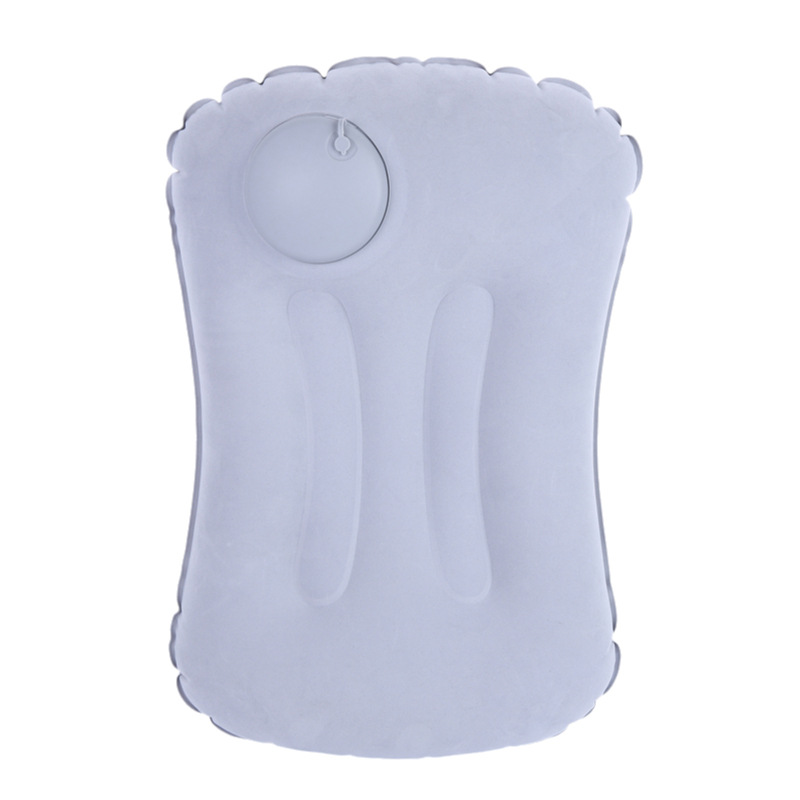 Pilhada inflable de PVC flocado fabricantes de aviones de alta velocidad al aire libre almohada inflable de cuello portátil almohada de presión al por mayor image 6