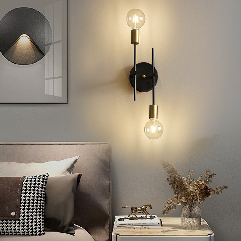 Candelabro pequeño para el hogar, personalidad creativa, lámpara de sala de estar de hierro, lámpara de comedor, lámpara de techo de pasillo de dormitorio simple, transfronteriza