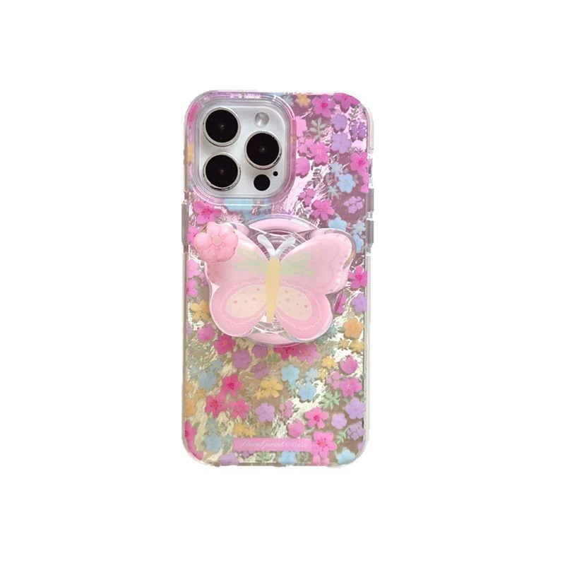Чехол для iPhone 16/16 Pro Max, совместимый с Apple, с цветочным узором, силиконовый/защитный