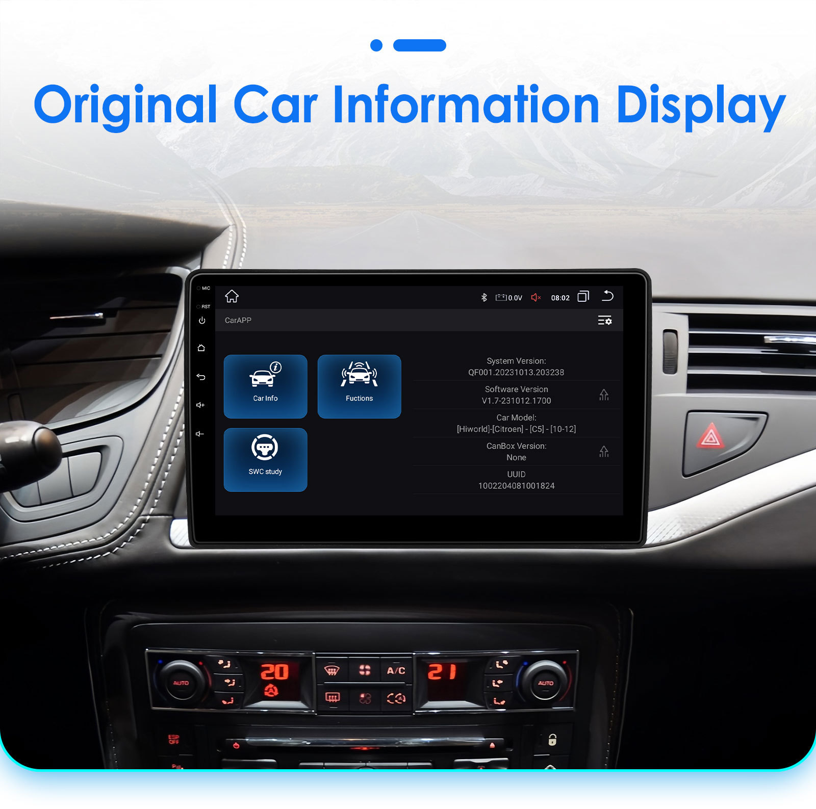 10 inch suitable for 08-15 Citroen C5 Android intelligent high-definition large screen car GPS navigation all-in-one machine
