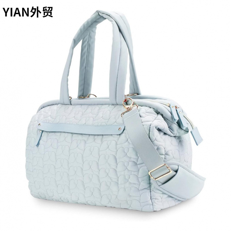 Amazon Cross Border Diaper Bag Handbag with Diaper Changing Table Upgraded Multifunctional Baby Bag with Adjustable Shoulder Strap