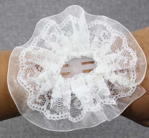 Wedding bride wrist flower belt bead hand flower handmade diy accessories pearl flower hand decoration flower wedding flower shop supplies batch