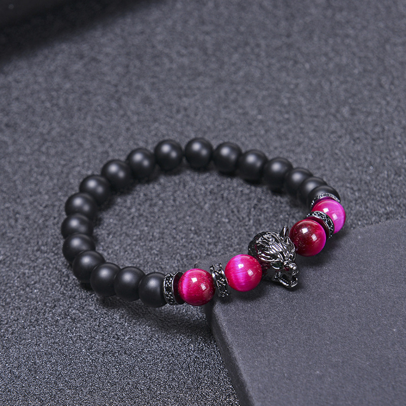 Copper bracelet with zircon