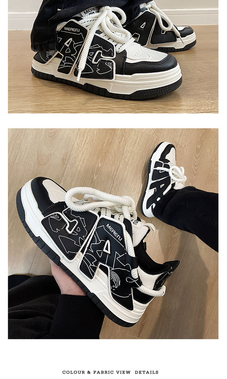 „Meiretu“ nišiniai originalaus dizaino vyriški bateliai, tautinės mados hiphopo sportiniai ir laisvalaikio sportbačiai MRT-958_voghion.com