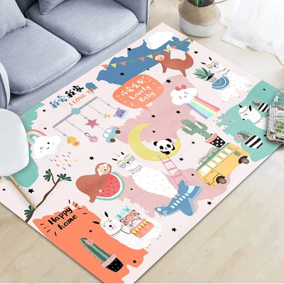 Crawling Blanket Cuttable Mat – Avtomobil döşəmə paspasları - qybr-2027-120160cm-crystal-velvet