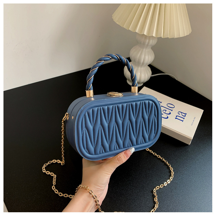Bolsos de alta sensación para mujeres 2022 nueva moda caja de mano bolsa de maquillaje cadena de hombro bolso pequeño
