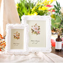 相框8寸相框6710田园树脂摆台玫瑰创意相架影楼A01摆摊厂家批发