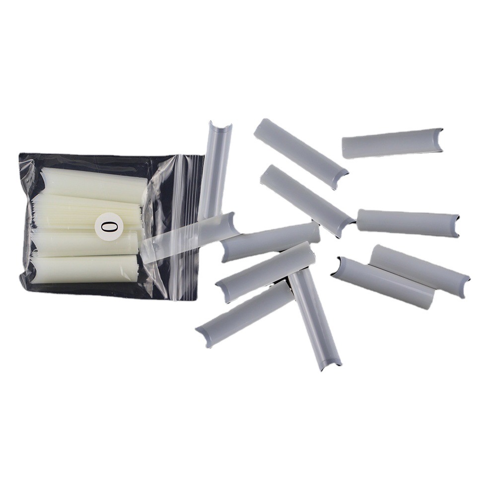 Amazon's Popular Nail Patch No C Extended Water Pipe Nail Patch 504 Pieces Boxed Transparent Half Patch XXXL Fake Nails