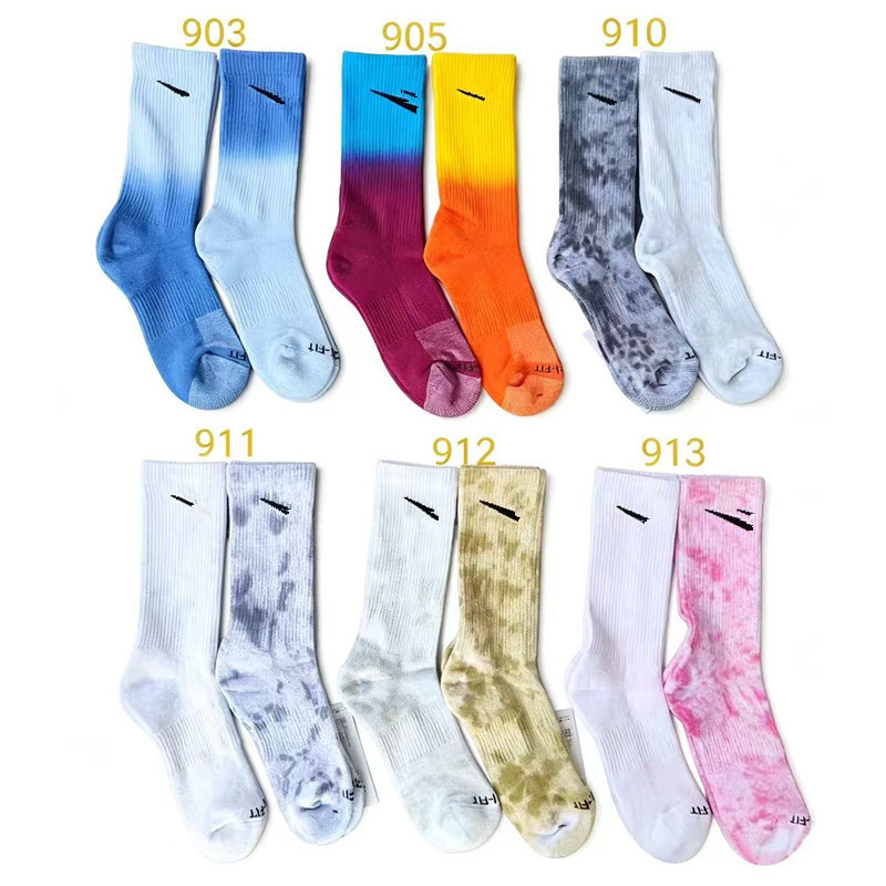 Suwan Nike Tie-Dye Unisex High-Tube Towel-Soled Versatile Basketball Sports Socks Running Casual Socks Sweat-Absorbing Suwan Nike Tie-Dye Unisex High-Tube Towel-Soled Versatile Basketball Sports Socks Running Casual Socks Sweat-Absorbing