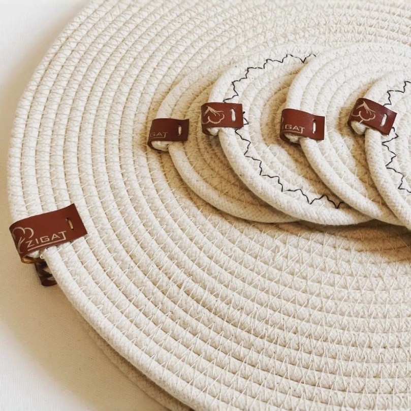 almohadilla de lino almohadilla de aislamiento térmico almohadilla de mesa de comedor a prueba de quemaduras tazas domésticas almohadilla de platos de cocina espesa almohadilla de comedor occidental platos de comedor resistentes a altas temperaturas