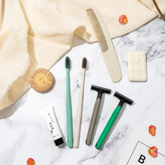 Hotel disposable toothbrush bathroom supplies slippers set tooth accessories toothpaste comb soap homestay inn manufacturer wholesale