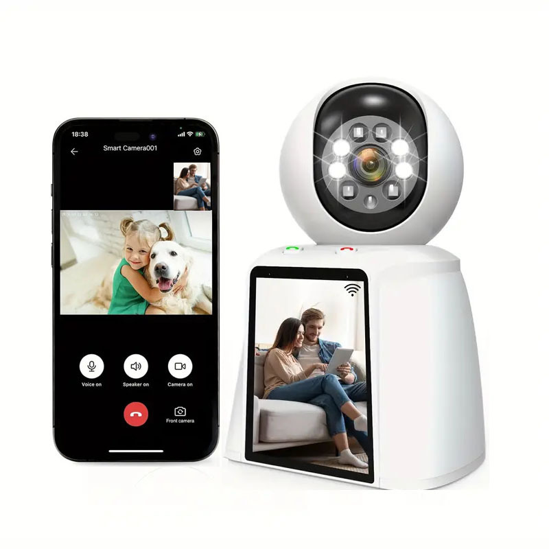 videollamada doméstica alta definición cámara de monitoreo wifi inalámbrico conversación de voz bidireccional monitoreo remoto seguridad