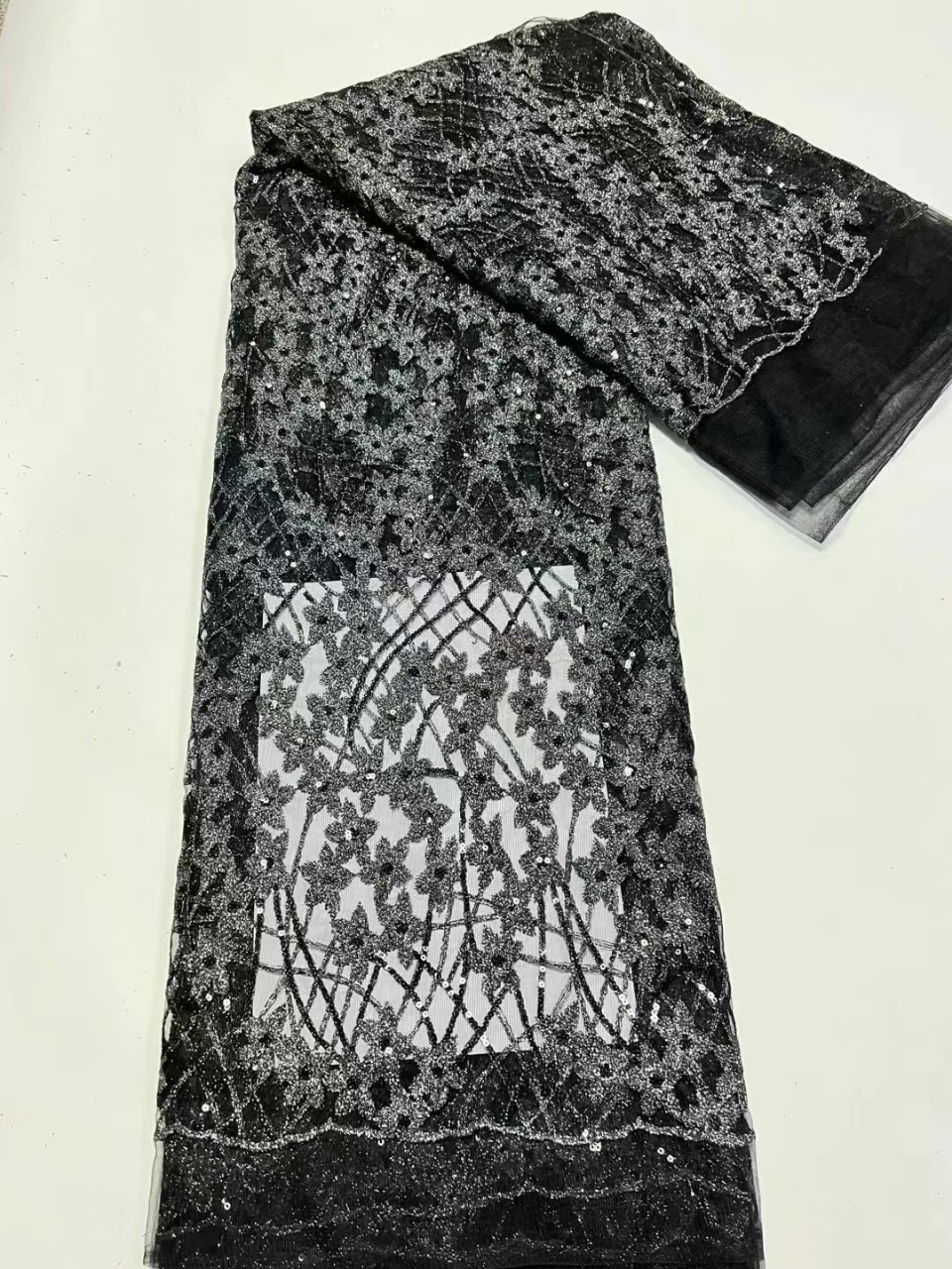 Primavera línea compuesta tela de encaje lentejuelas ropa los niños vestido estrella flor cheongsam hanfu bordado JX2618 image 14