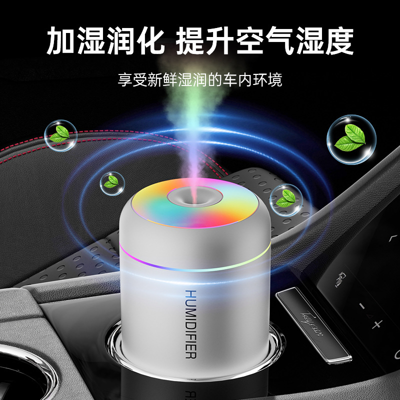 Mini humidificador transfronterizo venta caliente USB silencioso de escritorio atmósfera lámpara de caballo PRO humidificador de automóviles