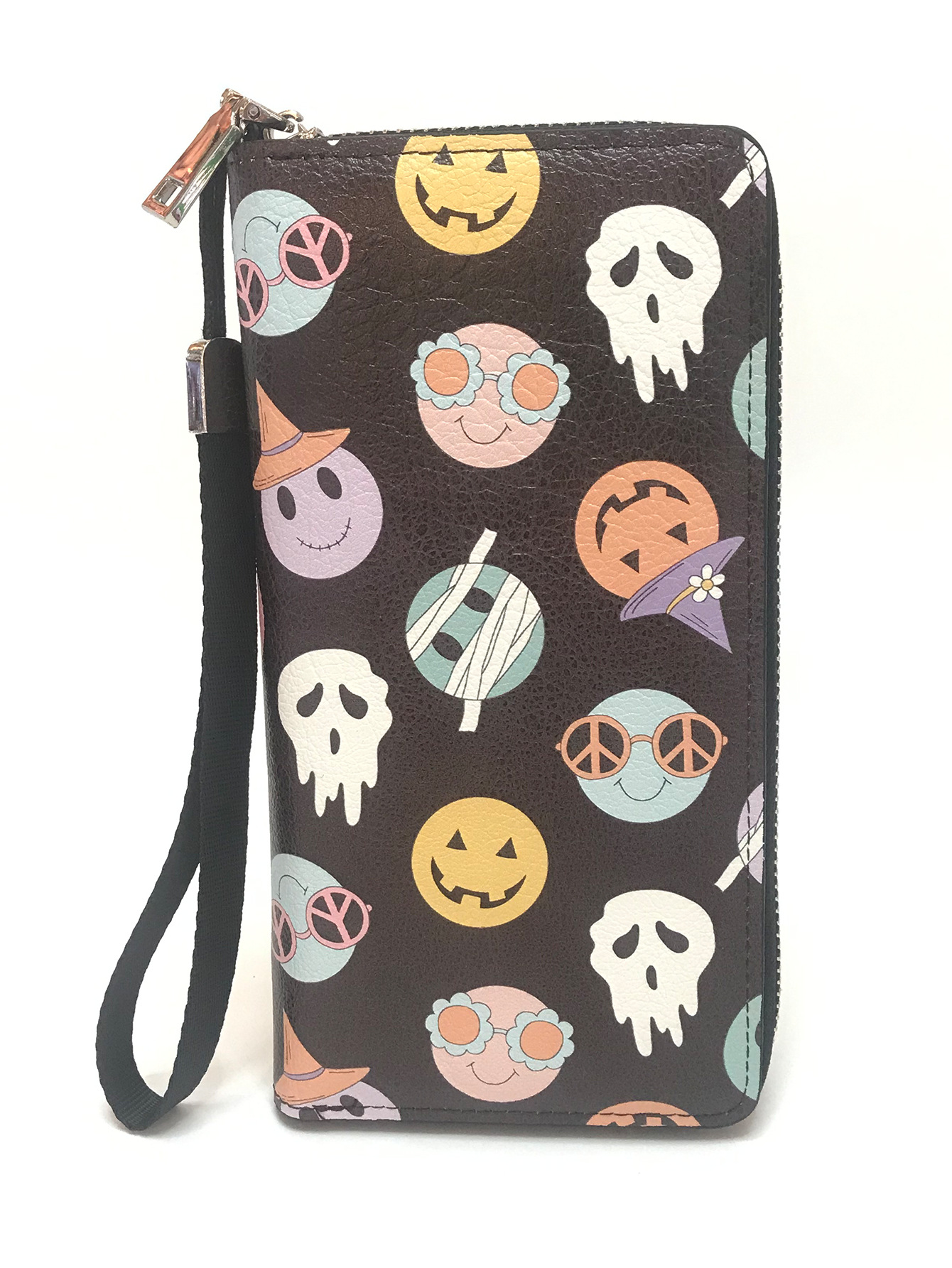 Bolsa de almacenamiento portátil de embrague nuevo multi-tarjeta de gran capacidad cremallera teléfono móvil Bolsa europea y americana retro larga cartera