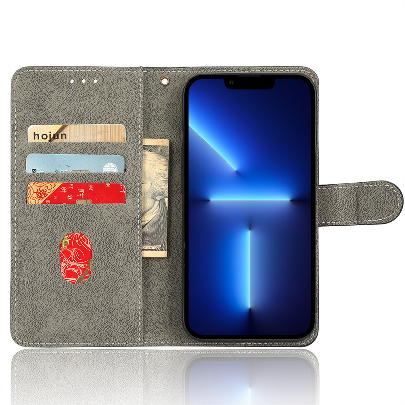 Leder Klapphülle Für Iphone 13 Pro Max Mit Kartenfach_voghion.com