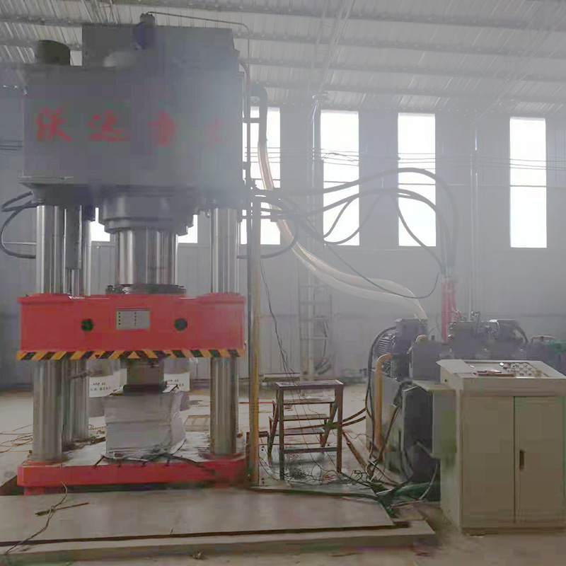 沃达重工800吨石英石坩埚成型机800t匣钵成型四柱液压机智能高效