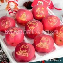 黑龙江水果移印机 哈尔滨苹果印字机 平安果上印图案印刷机
