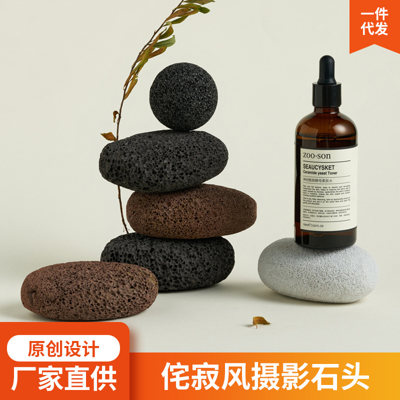 Wabi-sabi Style Natural Stone Photo Props Still Life Product Shooting Background Decoration Geometric Stone Photography Ornaments Wabi-sabi Style Natural Stone Photo Props Still Life Product Shooting Background Decoration Geometric Stone Photography Ornaments