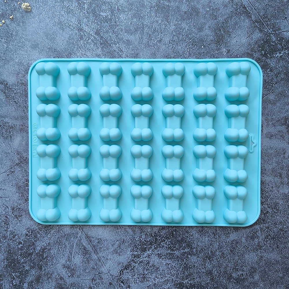 28 huesos de chocolate molde de silicona dulces pudín dulces molde de galletas molde de pastel molde de horneado 656