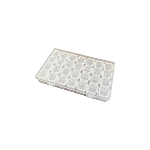 Simple transparent dust-proof earrings, earrings, necklaces, jewelry boxes, multi-grid storage boxes, ring design jewelry boxes wholesale