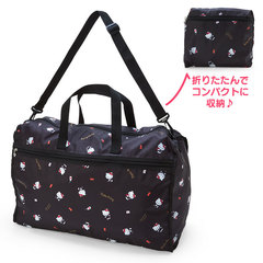 Japan Kuromi Hello Kitty Cute Short Travel Bag Large Capacity Foldable Luggage Bag Gym Bag