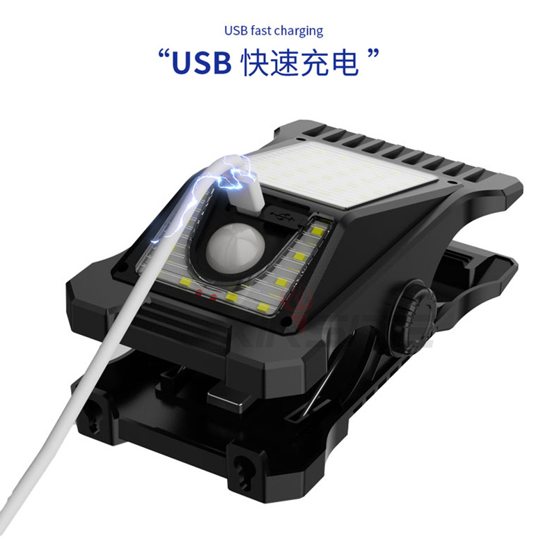 Transfronterizo nueva lámpara de pared solar lámpara de clip multifuncional lámpara de iluminación de jardín impermeable al aire libre lámpara de luz de jardín