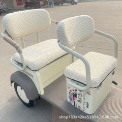 オールインクルーシブの耐摩耗性と通気性のあるカーシートクッションカバー電動三輪車電動カバーユニバーサルコンバーチブルカバー三輪車シートクッション