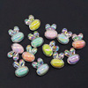 Acrylic matte beads, bracelet, accessory, flowered, wholesale