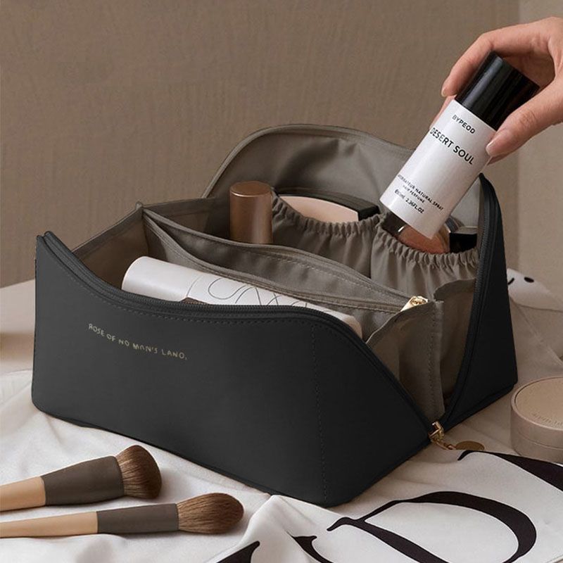 Bolsa de cosméticos de almohada Bolsa de órgano de gran capacidad Bolsa de almacenamiento portátil de alta calidad para mujer Bolsa de lavado engrosada de viaje portátil
