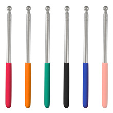 支撑杆导游不锈钢伸缩旗杆金属米1.2米1.4米1.6米无环黑色厂家供