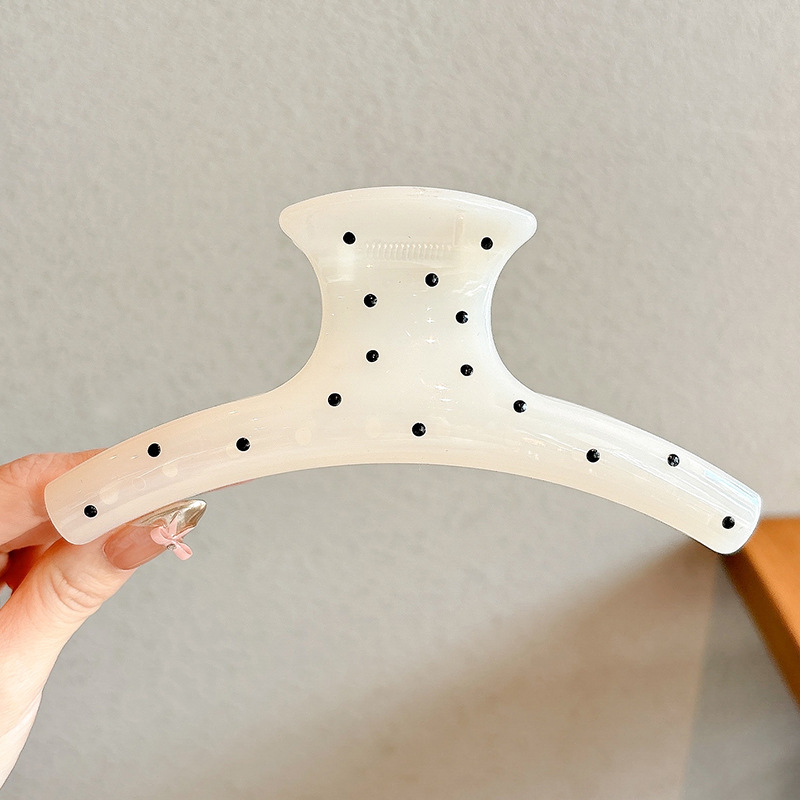 13#Polka dot white - about 15cm