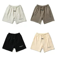 FOG двойная линия ESSENTIALS Meishi спортивные шорты повседневные пять четвертей штаны уличные хай-стрит свободные длинные шорты