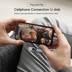 Source Factory Android Phone Tablet Adapter Cable Aluminum Braided Cord Micro to USB OTG Data Cable